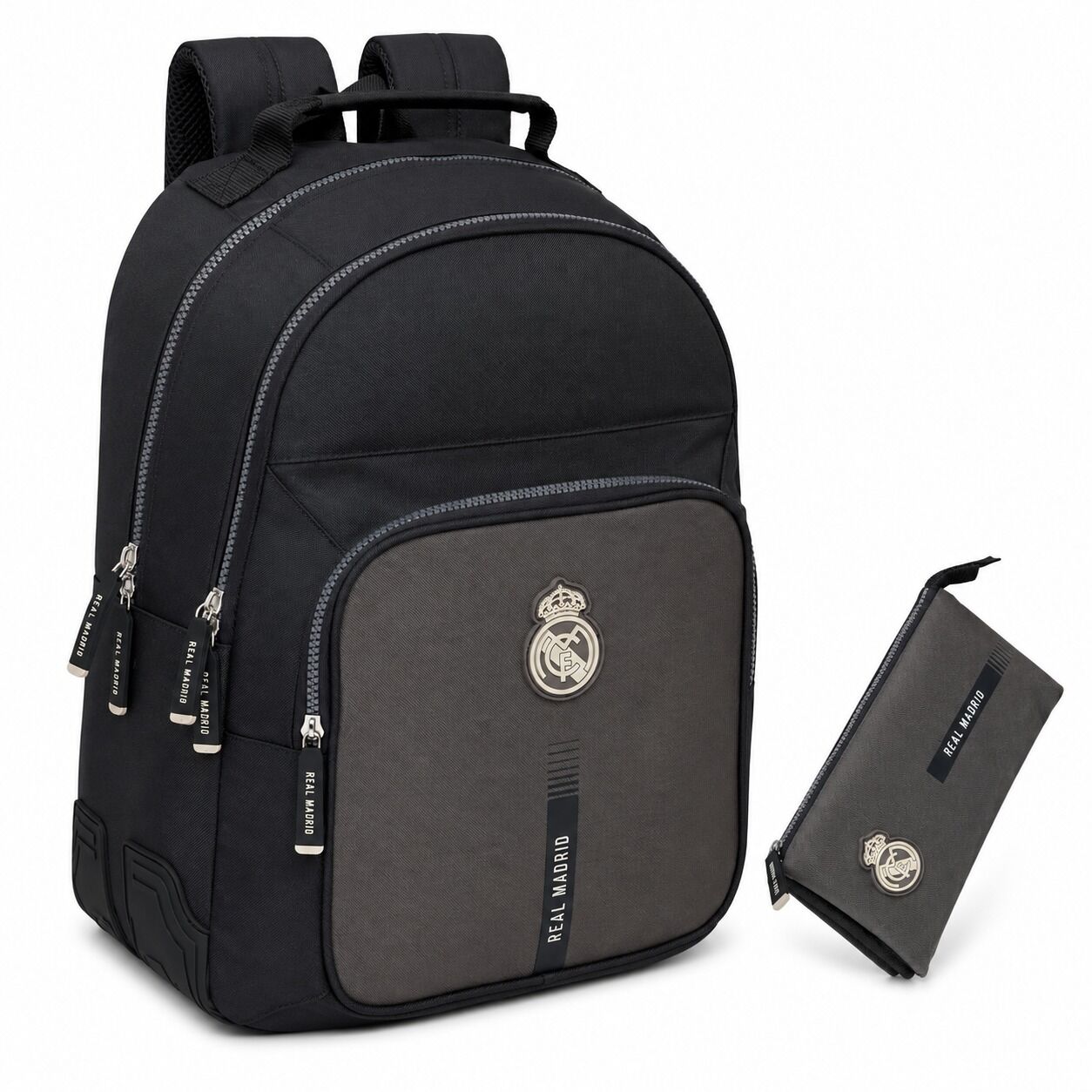 Cartable Scolaire Avec Trousse Assortie - Primaire Collège Real Madrid 3e